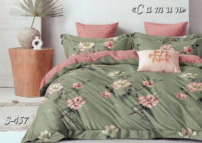 Постільна білизна (сатин) євро "Монголії" S-457