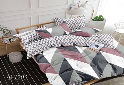 Постільна білизна євро "Абстракція протектор" B-1203