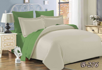 Постільна білизна полуторна "Зелений" П-276