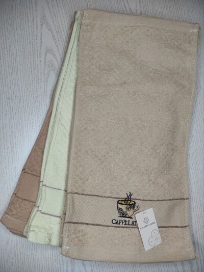 Кухонні серветки, махрові "Кава" упаковка 20 шт. №5794-900