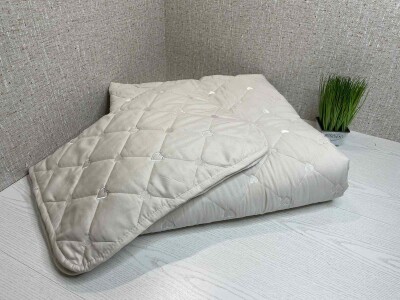 Стьобане покривало "Серце" від "Colorful Home" 210x230 см. + 2 наволочки 50х70 см. №007