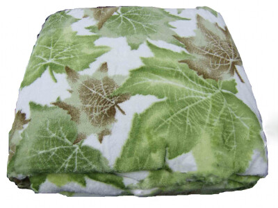 Плед з мікрофібри "TRUE LOVE" 200х220 см. "Кленовий лист"