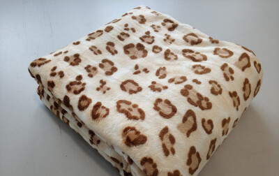 Плед із мікрофібри "TRUE LOVE" 200х220 см. "Шкура жирафа світла"