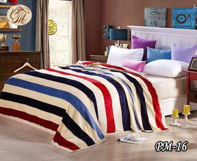 Флісовий плед "Смуга кольорова" 160х210 см.