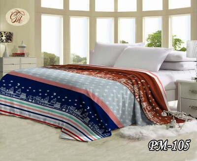 Флісовий плед "Місто смуга" 160х210 см.