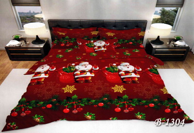 Постільна білизна полуторна "Дід Мороз" В-1304