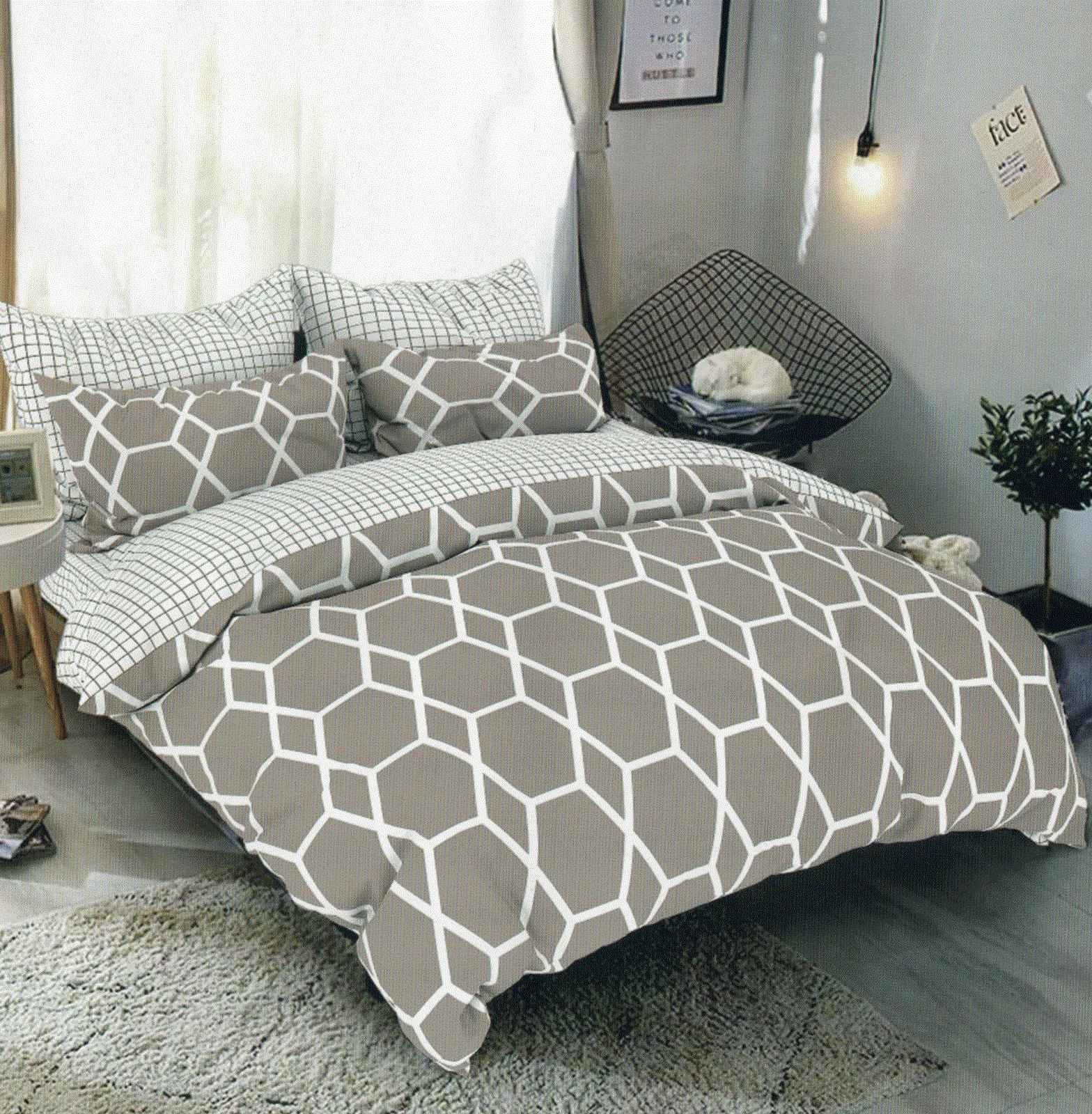 Постільна білизна євро (бязь) "Багатокутник"