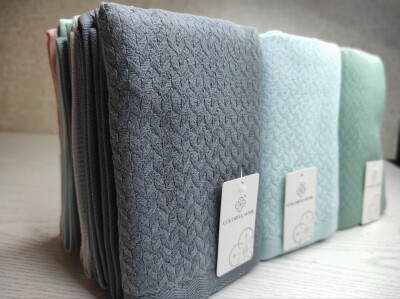 Рушник махровий для рук "Колосок" 35х75см. упаковка 12шт.№4943