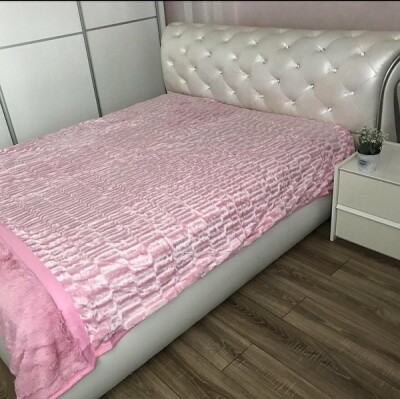 Покривало з ворсом "Норка" 220х240 см. №007