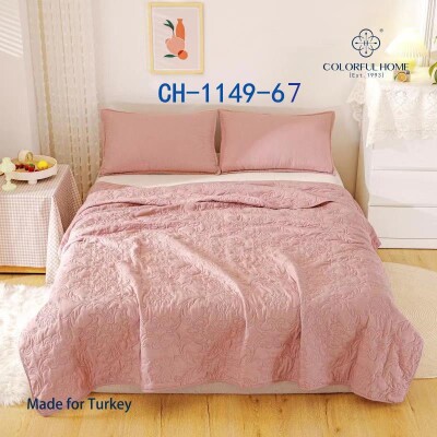 Покривало стьобане + 2 наволочки 50х70 см. "Colorful home" №1149-67