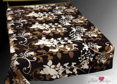 Плед з мікрофібри "ELWAY" 150х210 см. "Виноград темний"