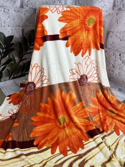 Плед із мікрофібри "Erwin" 200х220 см. "Гербарій"