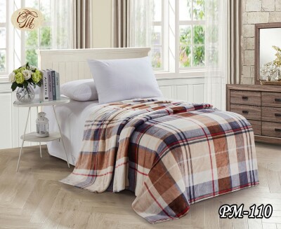 Флісовий плед "Шотландка" 160х210 см.