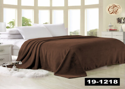 Флісовий плед "Шоколад" 220х240 см.