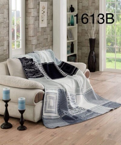 Плед бавовняний Sarar Battaniye "Квадрат" 