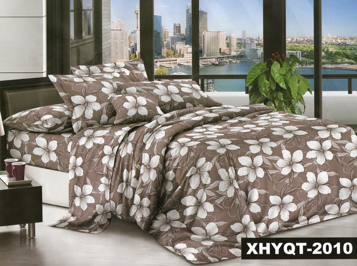 Постільна білизна полуторна (мікросатин) "Лілія"