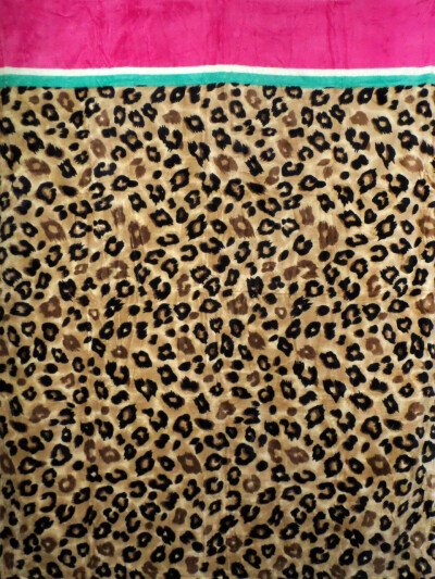 Плед з мікрофібри "ELWAY" 150х210 см. "Гепард зі смугою"