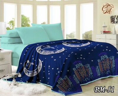 Флісовий плед "Нічне місто" 200х220 см.