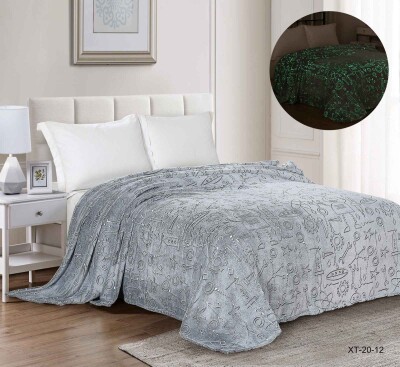 Пледи, що світяться в темряві "День-Ніч" 160х210см. Космолот