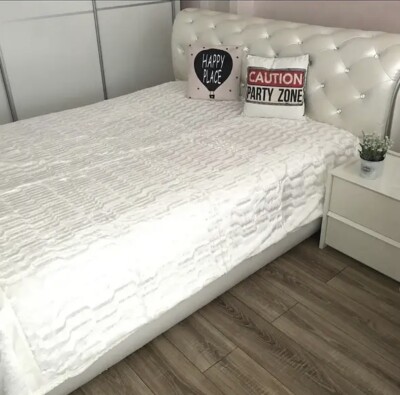 Покривало з ворсом "Норка" 220х240 см. №001