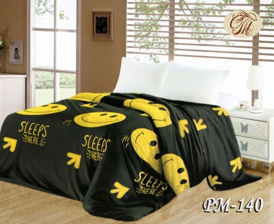 Флісовий плед "Смайл" 200х220 см.