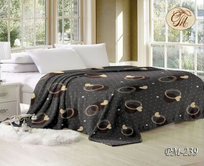 Флісовий плед "Кільце-серце" 160х210 см.