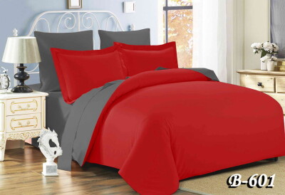 Постільна білизна полуторна "Червоний" П-601