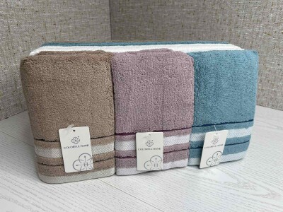 Рушник махровий для рук 30х70см. упаковка 12шт.№4683