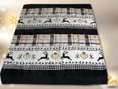 Плед з мікрофібри "ELWAY" 150х210 см. "Олені"