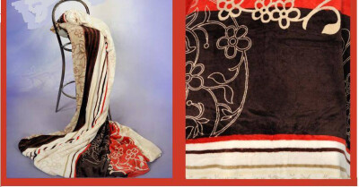 Плед з мікрофібри "ELWAY" 200х220 см. "Орнамент"