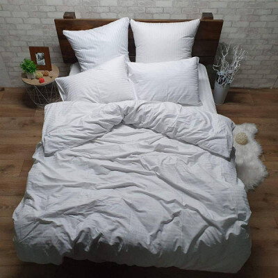 Постільна білизна євро "Біла смуга"