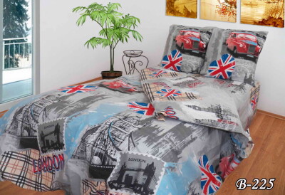 Постільна білизна двоспальна "Лондон" B-225