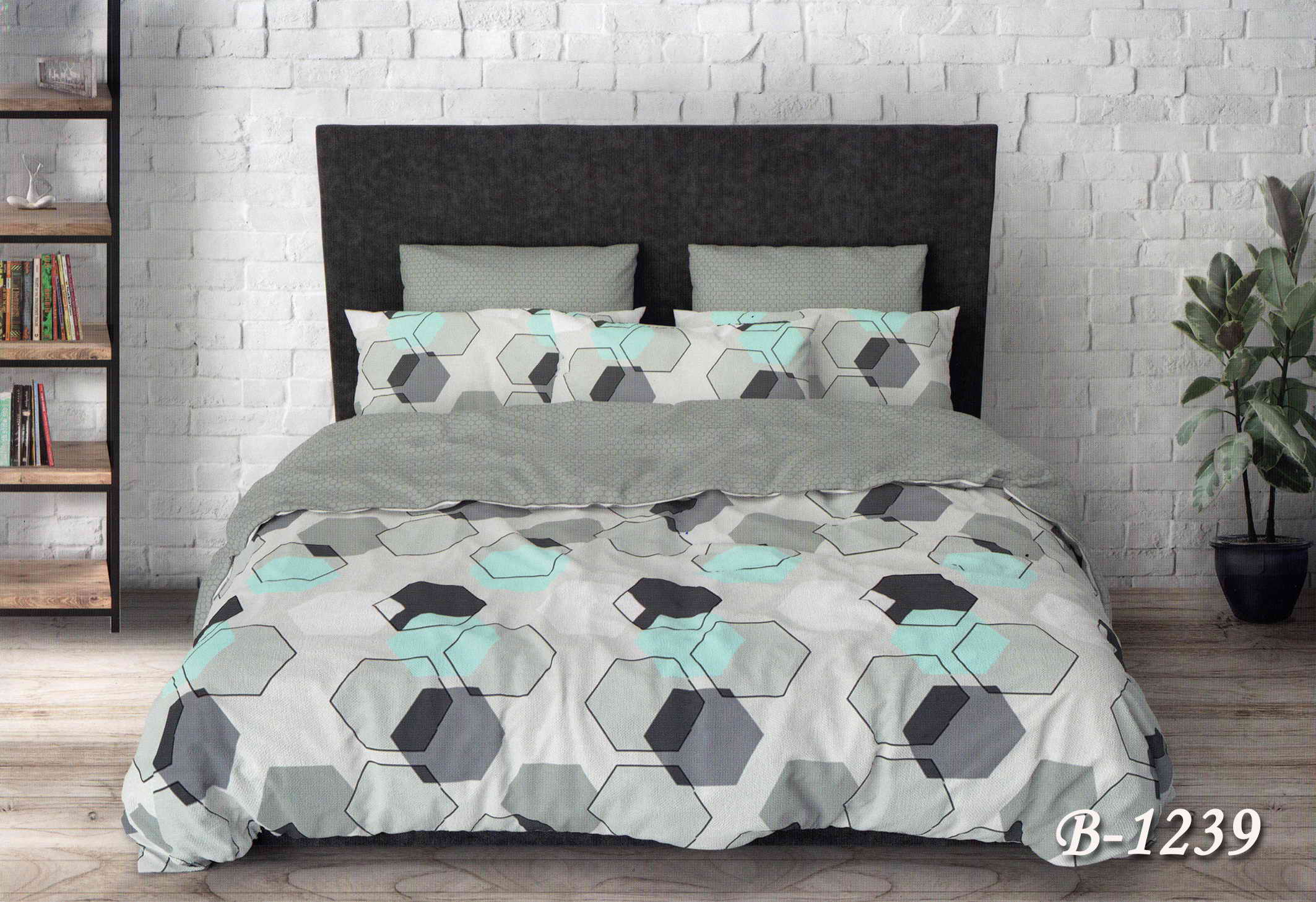 Постільна білизна двоспальна (бязь) "В-1239"