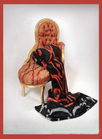 Плед з мікрофібри "ELWAY" 200х220 см. "Вензель темний"