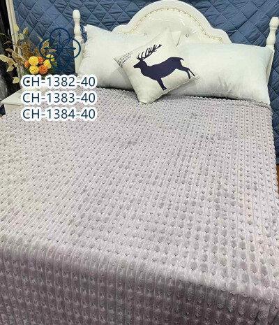 Покривало з бамбукового волокна "Colorful Home" 200х220см. Сірий