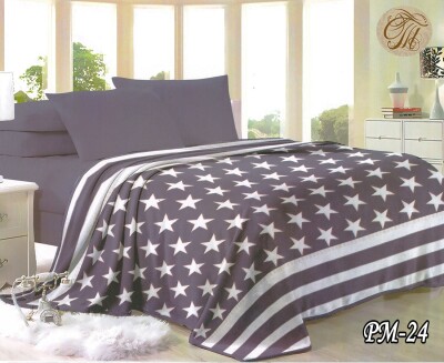Флісовий плед "Зірки та смуги" 200х220 см.