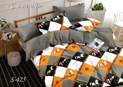 Постільна білизна (сатин) сімейна "Коні" S-425 "Коні" S-425