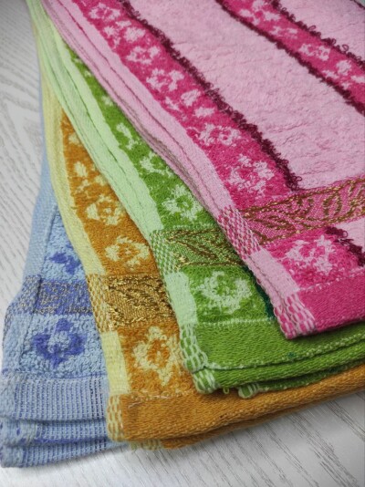 Кухонні серветки, махрові "Кава" упаковка 20 шт. №4189