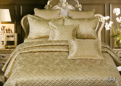 Атласне покривало + 2 наволочки 50х70 см. "Elway" №854