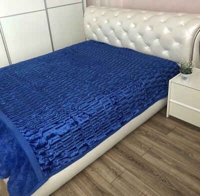 Покривало з ворсом "Норка" 220х240 см. №005