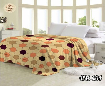 Флісовий плед "Соті жовті" 160х210 см.